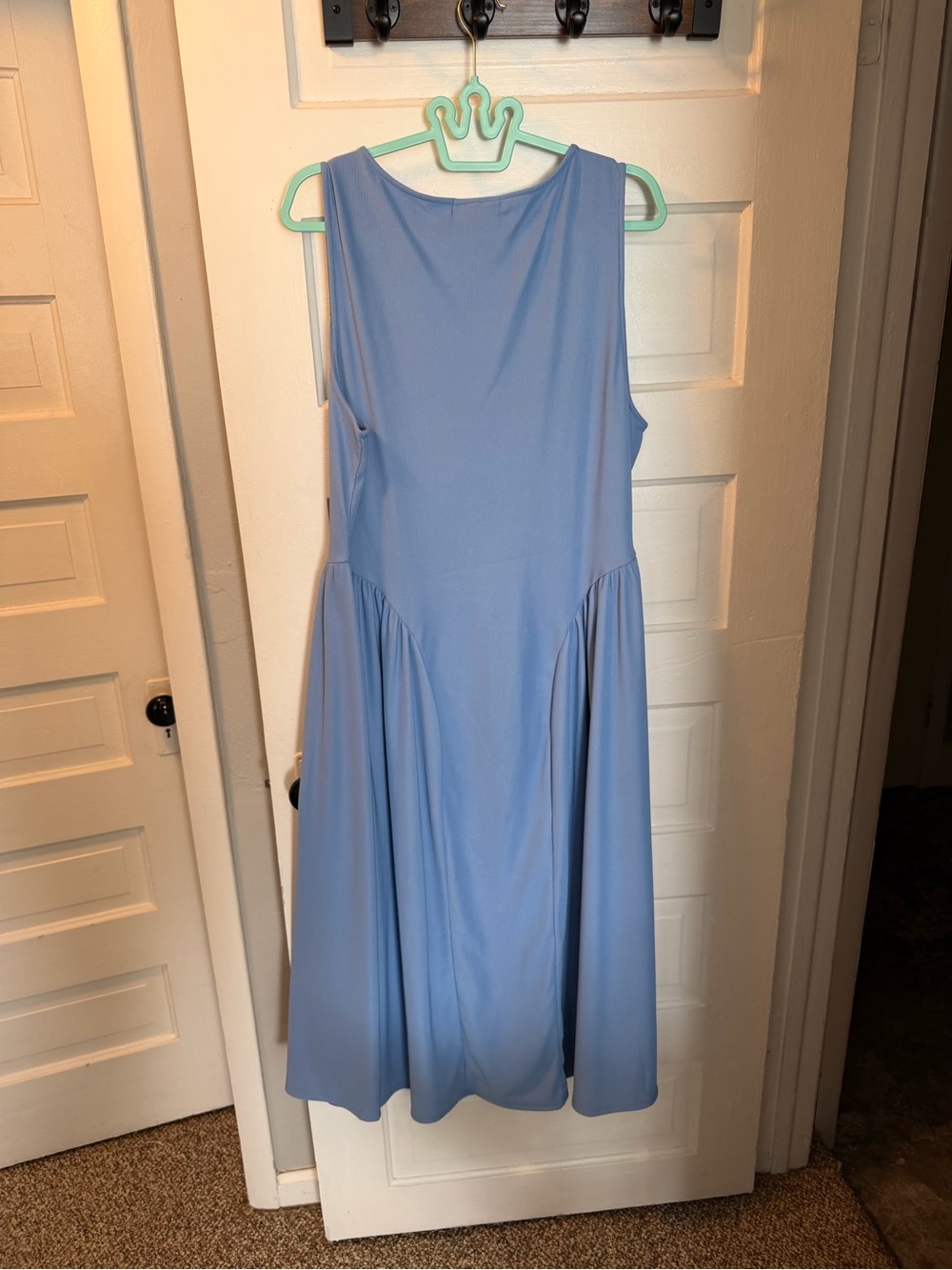 Sleeveless Light Blue Women's Dress